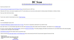 Desktop Screenshot of bcscan.com